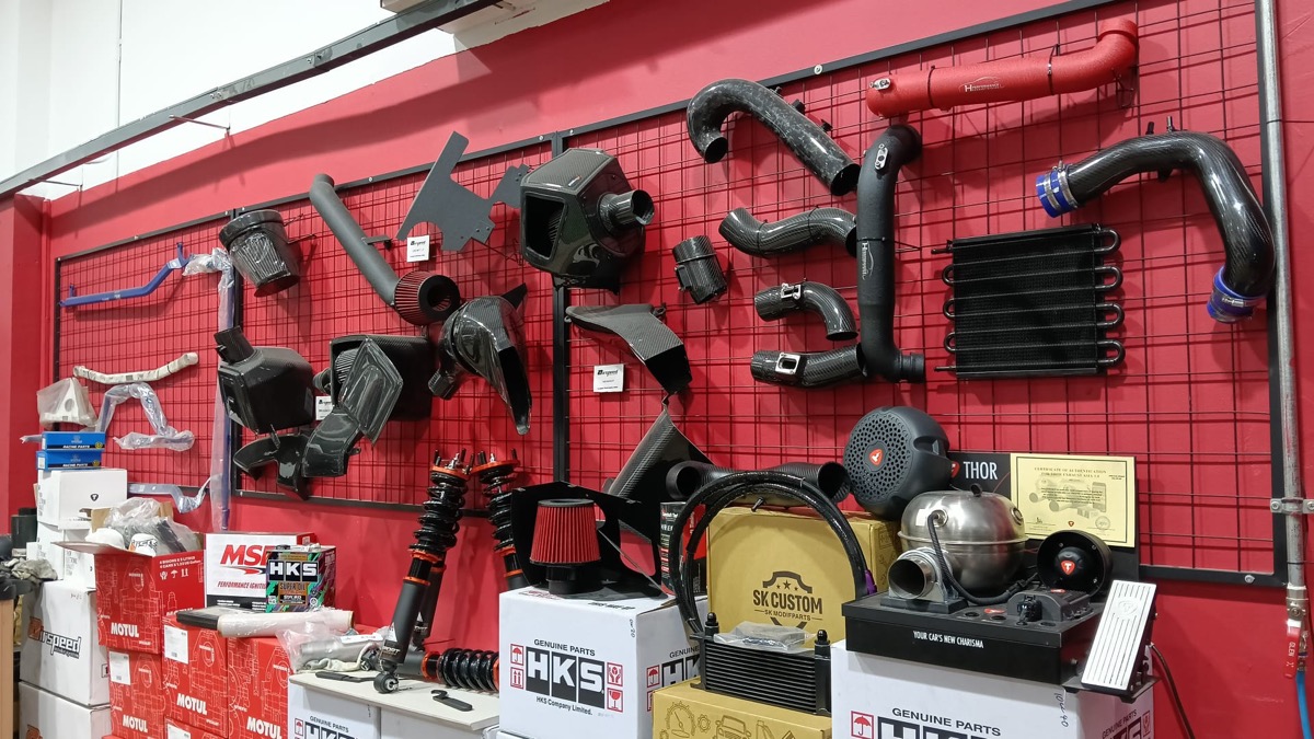 AirSpeed Singapore branded air intake installed on a Honda by H-Performance