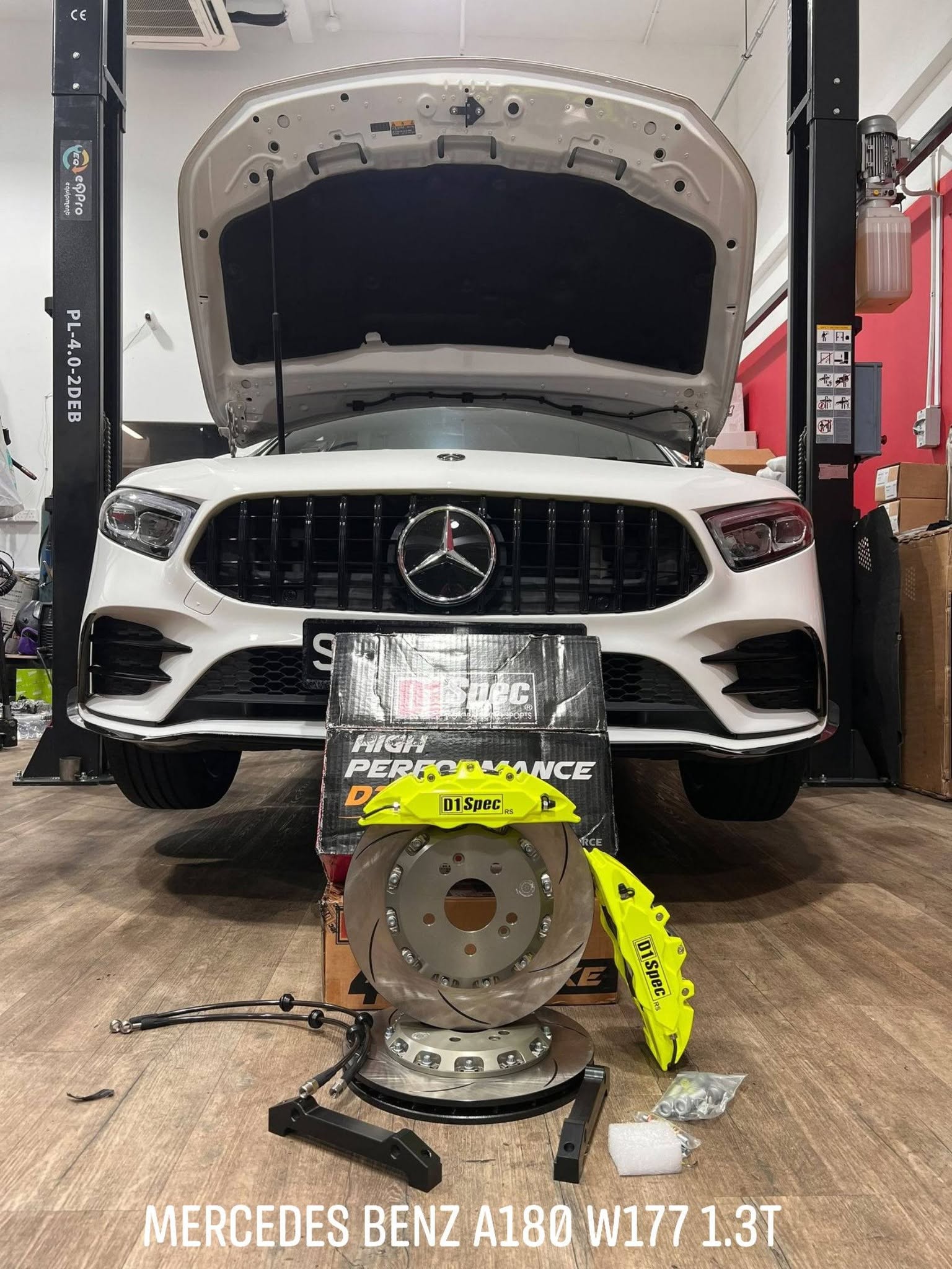 Performance brake upgrade with big brake kit installed by H-Performance